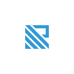 Letter R logo icon design template elements