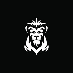 Lion Head Logo Vector Template Illustration Design. Lion Head Logo Vector Sport Mascot Design Illustration. Lion Head Logo Vector Template Illustration Sports Mascot Design.