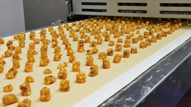 Apple fill for cake in industrial food process