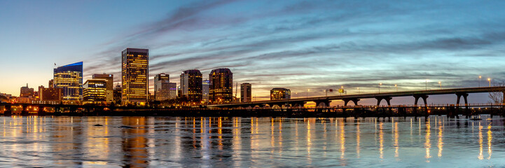Richmond, VA Skyline at daybreak