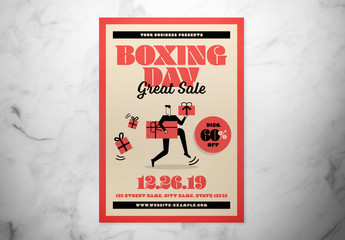 Boxing Day Event Flyer Layout