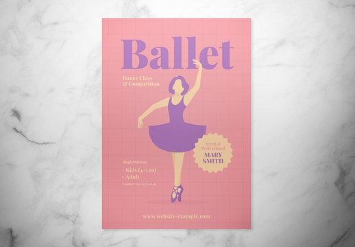 Ballet Event Flyer Layout