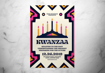 Kwanzaa Event Flyer Layout