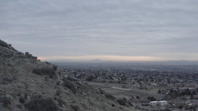 Aerial city reveal New Mexico