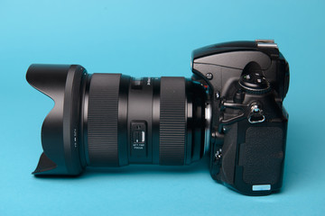 Professional modern DSLR camera