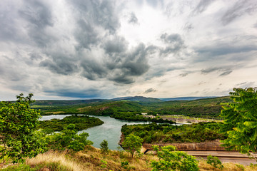Furnas hydroelectric plant in Rio Grande, State of Minas Gerais, Brazil,  AKA the Minas Sea