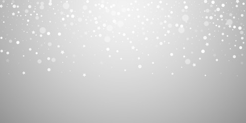 Magic stars random Christmas background. Subtle fl