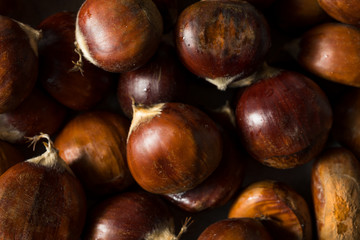 Raw Organic Brown Chestnuts