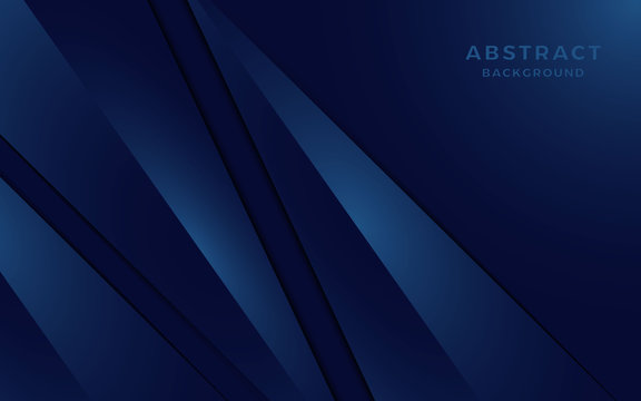 Modern navy blue background with abstract shape
