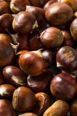 Raw Organic Brown Chestnuts