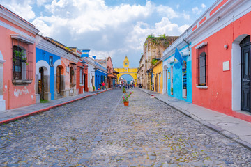 Arco de Santa Catalina en la Ciudad de Antigua Guatemala.