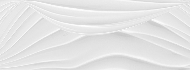Abstract grey white waves and lines pattern.  Futuristic template background. 