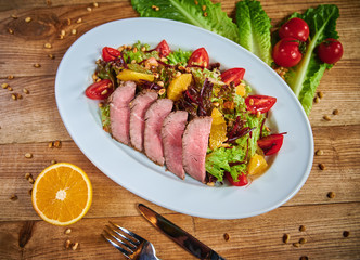 Roasted duck