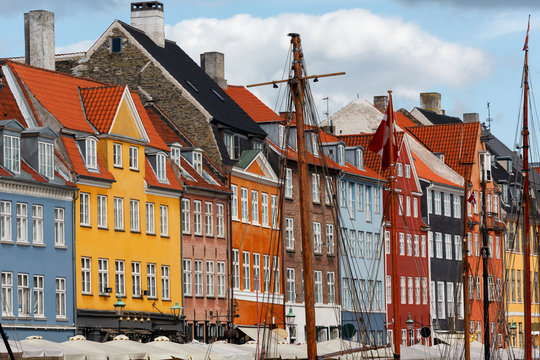 Colorful Houses in Nyhavn Copenhagen