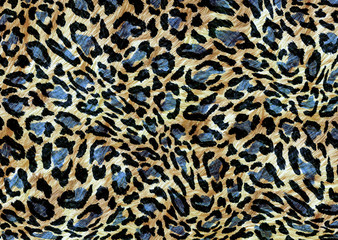 brown and black leopard skin texture