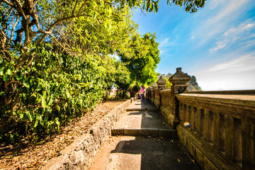 A beautiful view of Uluwatu temple in Bali, Indonesia.