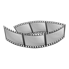 Fototapeta na wymiar Filmstrip camera icon. Cartoon of filmstrip camera vector icon for web design isolated on white background