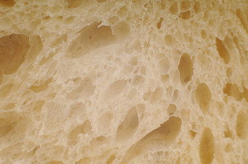 closeup of slice of bread