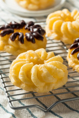 Homemade Sweet French Cruller Donuts
