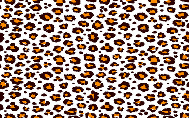 background texture leopard snow orange jaguar seamless repeats pattern print