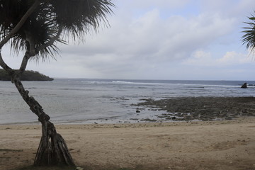A beautiful view of Nusa Dua beach in Bali, Indonesia.