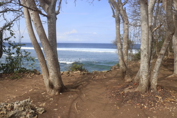 Obraz premium A beautiful view of Nusa Dua beach in Bali, Indonesia.