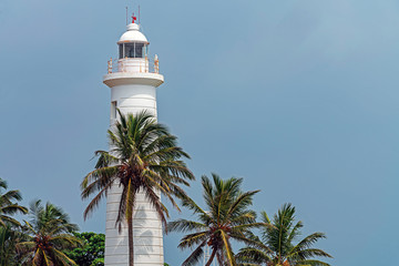 The oldest lighthouse in Sri Lanka. The original lighthouse 24.5 m high was built by the British in 1848. And the existing one 26.5- m high was erected in 1939.