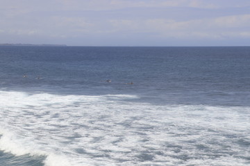 A beautiful view of Nusa Dua beach in Bali, Indonesia.