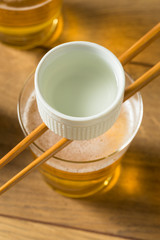 Alcoholic Japanese Sakebombs with Rice Wine