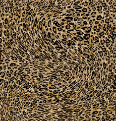 brown and black leopard skin texture