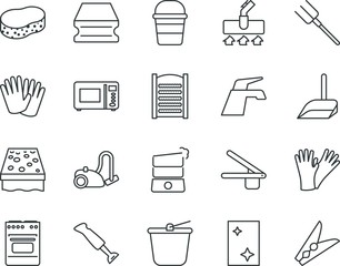 household vector icon set such as: set, vegetable, tap, appliances, fork, sweeping, antique, ice, pin, neat, clothesline, sweep, hold, diet, drawing, square, hob, squeegee, sanitary, frame, company