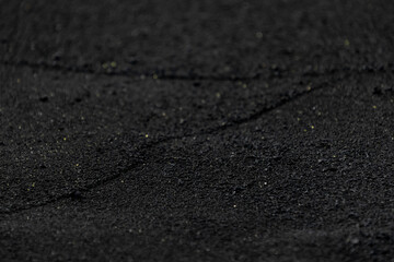 New black sand beach at Isaac Hale Beach Park created by 2018 eruption and lava flow of Kilauea volcano on the Big Island of Hawaii, USA