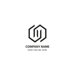 Fototapeta premium qube logo vector template eps for your company and industry purpose ready to use