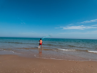 Pesca en la Playa