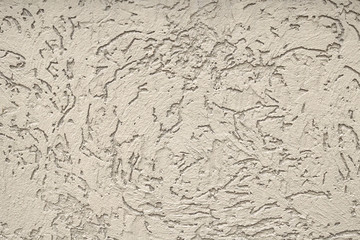 Beige Decorative Stucco Surface. Wall Texture. Abstract Background