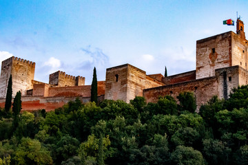 Fototapeta na wymiar Castillo antiguo de Granada
