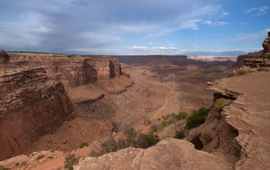 Fototapeta na wymiar Canyonlands National Park, Utah, USA. Stunning canyons, mesas, and buttes eroded by the Colorado, Green and tributary rivers