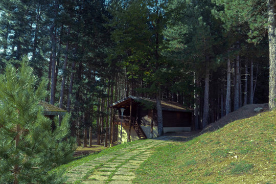 log cabin in mountain. Fago del Soldato