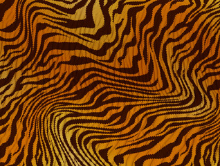 tiger skin pattern