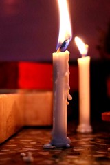 candle in the dark