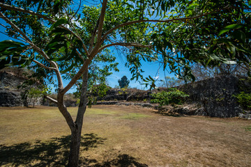 A beautiful view of Garuda Wisnu Kencana Cultural Park in Bali, Indonesia.