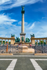 Fototapeta na wymiar Heldendenkmal Budapest
