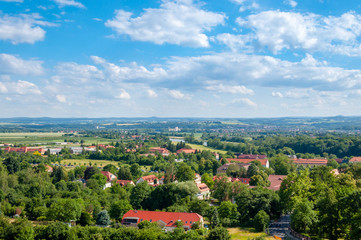 Naklejka premium Weinberge, Elbtal Pillnitz - Dresden, Sachsen