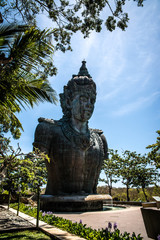 Fototapeta na wymiar A beautiful view of Garuda Wisnu Kencana Cultural Park in Bali, Indonesia.