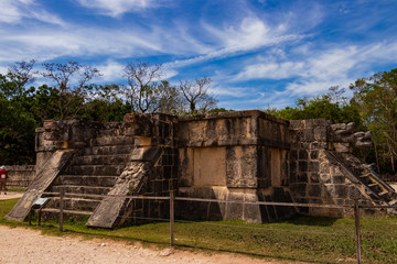 Fototapeta na wymiar Arquitectura Maya
