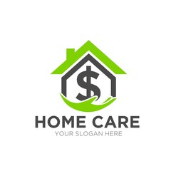 home care dollar income logo designs