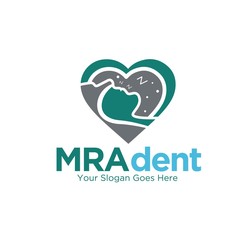 Obraz premium sleep dent logo designs simple icons