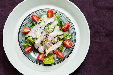 白身魚のカルパッチョ