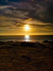 Obraz premium sunset on beach