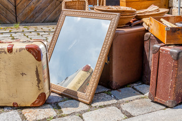 Flohmarkt, Trödelmarkt, Antik Vintage, Beräumung, Entrümpflung